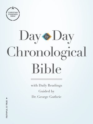 cover image of CSB Day-by-Day Chronological Bible
